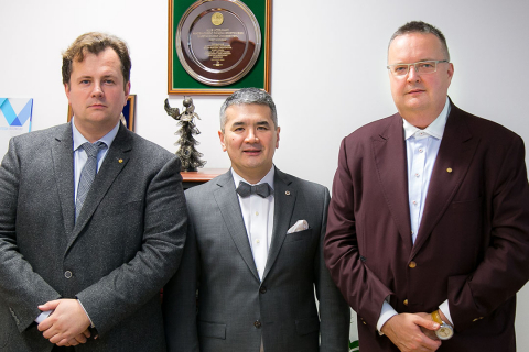 Hosting the Rector of the Kazakh National Medical University